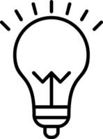 Idea Line Icon vector