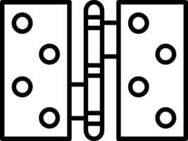 Hinge Line Icon vector