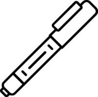 Pen Line Icon vector
