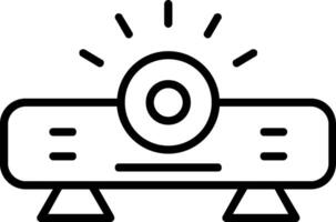 Projector Line Icon vector