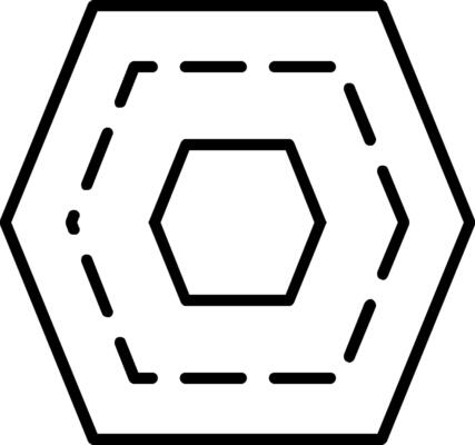 Hexagon Outline Vector Art, Icons, and Graphics for Free Download