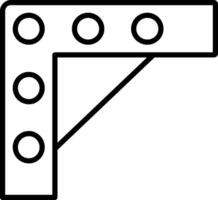 Bracket Line Icon vector