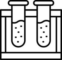 Chemicals Line Icon vector