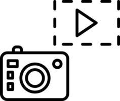 Camera Line Icon vector