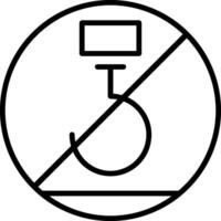 Use No Hooks Line Icon vector