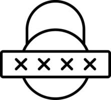 Security Password Icons Design vector