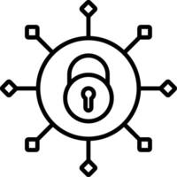 Security Connect Icons Design vector