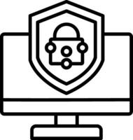 Security Computer Fix Icons Design vector