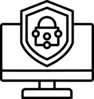 Security Computer Fix Icons Design vector