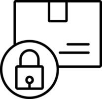 Logistics and Security LineIcon vector