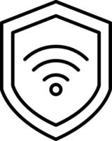 Wifi Security Icons Design vector