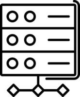 Server Icons Design vector