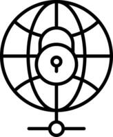 Security World Icons Design vector