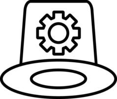 Whitehat Icons Design vector