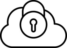 Security Castle Cloud Icons Design vector