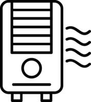 Air Purifier Line Icon vector