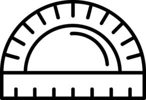 Ruler Line Icon vector