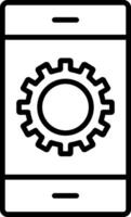 Development Line Icon vector