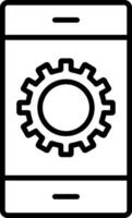 Development Line Icon vector