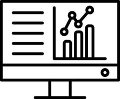 Dashboard Line Icon vector