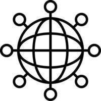 Internet Line Icon vector
