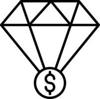 Value Line Icon vector