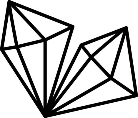Crystal Line Icon