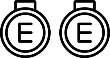 Signet Ring Line Icon vector