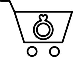 Purchase Line Icon vector