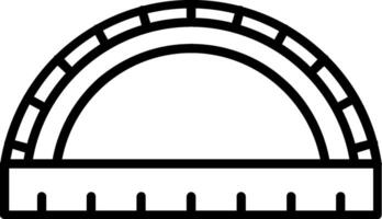 Ruler Line Icon vector