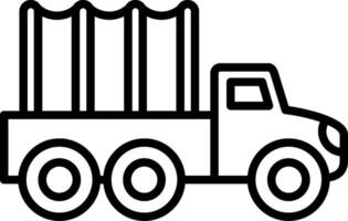 Truck Line Icon vector