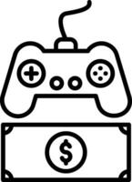 Bet Line Icon vector