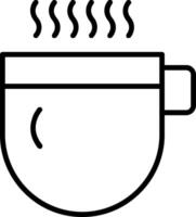 Hot Beverage Line Icon vector