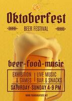 oktoberfest festival invitation template