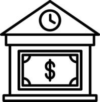 Finance Line Icon vector