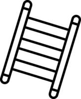 Step Ladder Line Icon vector