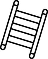 Step Ladder Line Icon vector