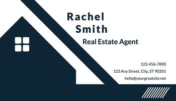 Real Estate Horizontal Business Card template