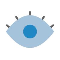 Look Flat Icon Design vector