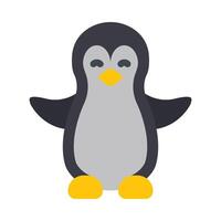 Penguin Flat Icon Design vector