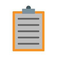 Notepad Flat Icon Design vector