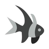 Banggai Cardinalfish Flat Icon Design vector