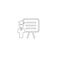 teacher icon icon vector