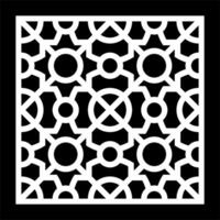 abstract geometry pattern for decoration, background, and cnc laser cutting vector