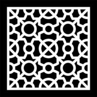 abstract geometry pattern for decoration, background, and cnc laser cutting vector