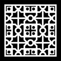 abstract geometry pattern for decoration, background, and cnc laser cutting vector