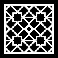 abstract geometry pattern for decoration, background, and cnc laser cutting vector