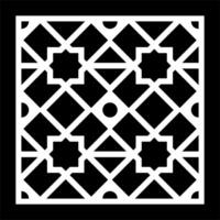 abstract geometry pattern for decoration, background, and cnc laser cutting vector