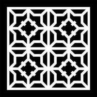 abstract geometry pattern for decoration, background, and cnc laser cutting vector