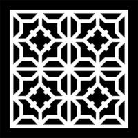 abstract geometry pattern for decoration, background, and cnc laser cutting vector